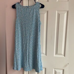 Old Navy Blue and White Floral Dress